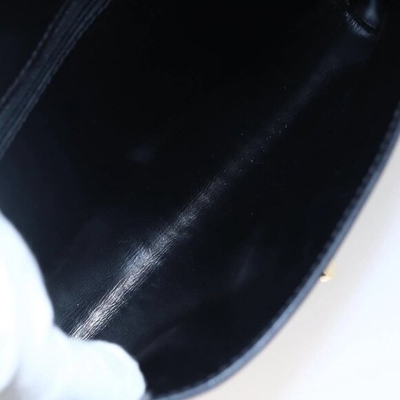 LOUIS VUITTON Epi Pochette Arche Shoulder Bag Black Noir - Picture 13 of 16